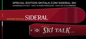 SkiTalk Edizione Speciale Sideral