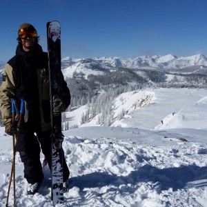 Dean On Top Of Alberta Peak