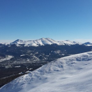 Birthday Ski Day - Nice views from the summit of 6